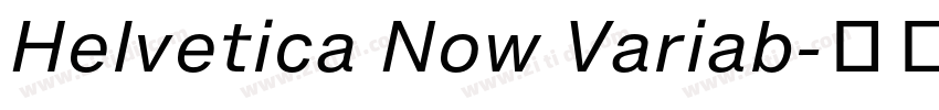 Helvetica Now Variab字体转换
